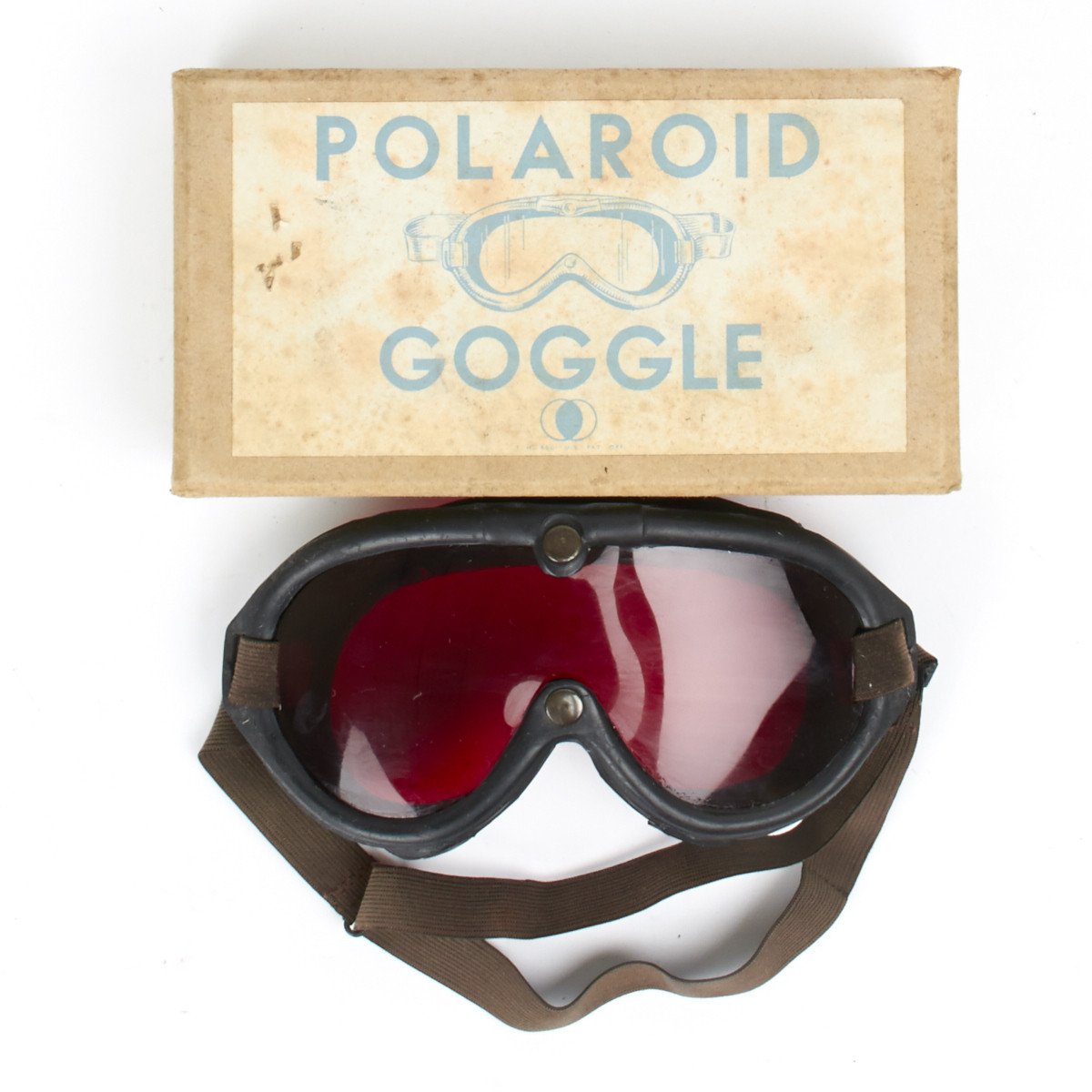 Original British WWII Type B8/M1944 Night Adaptation Goggle by Polaroid – International Military Antiques