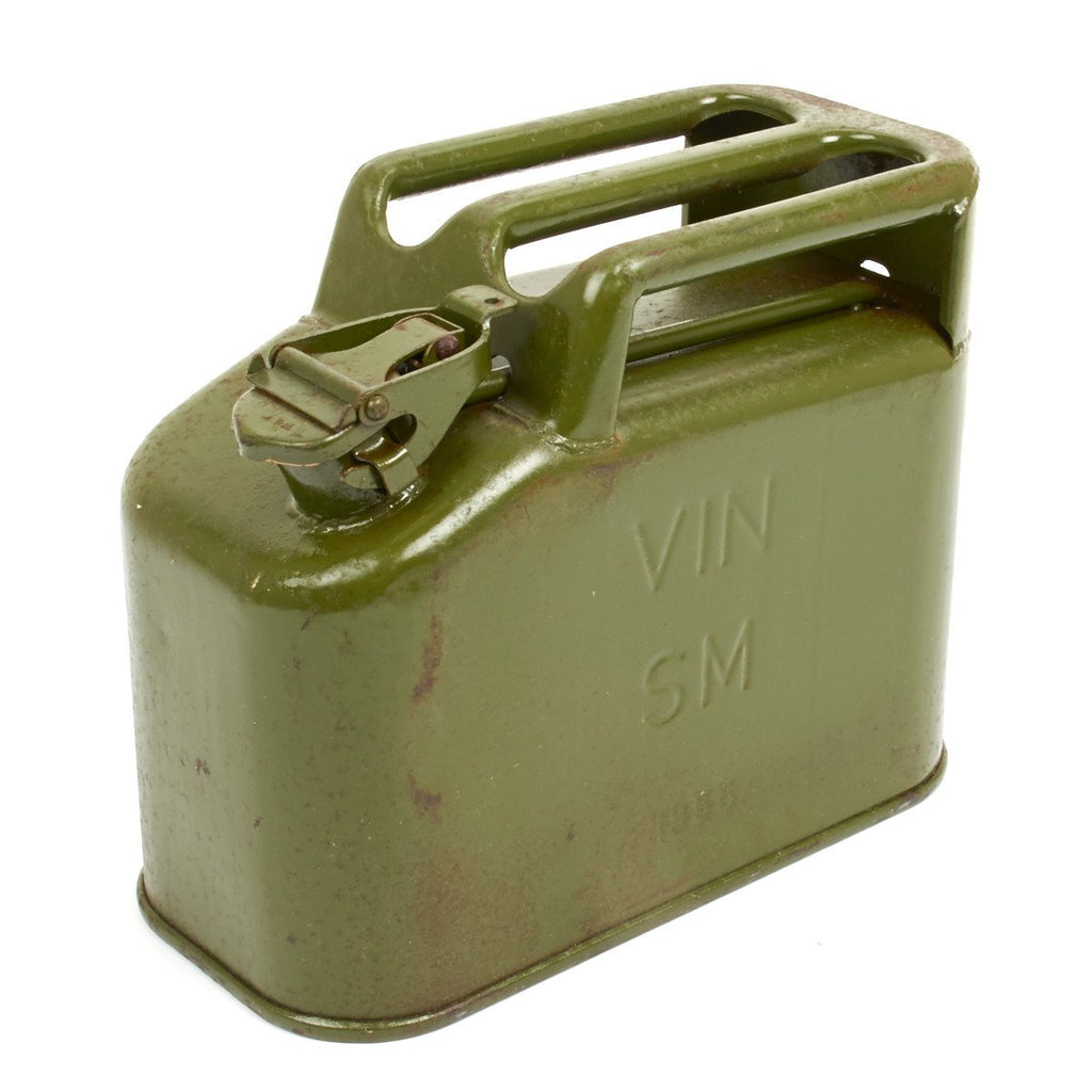 Original French Post-War Issue 10L Military Wine Can - Bottom Seam Original Items