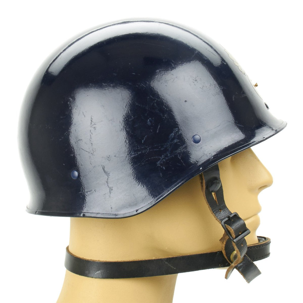 Original French Model 1978 F1 Blue Steel Parade Helmet – International ...