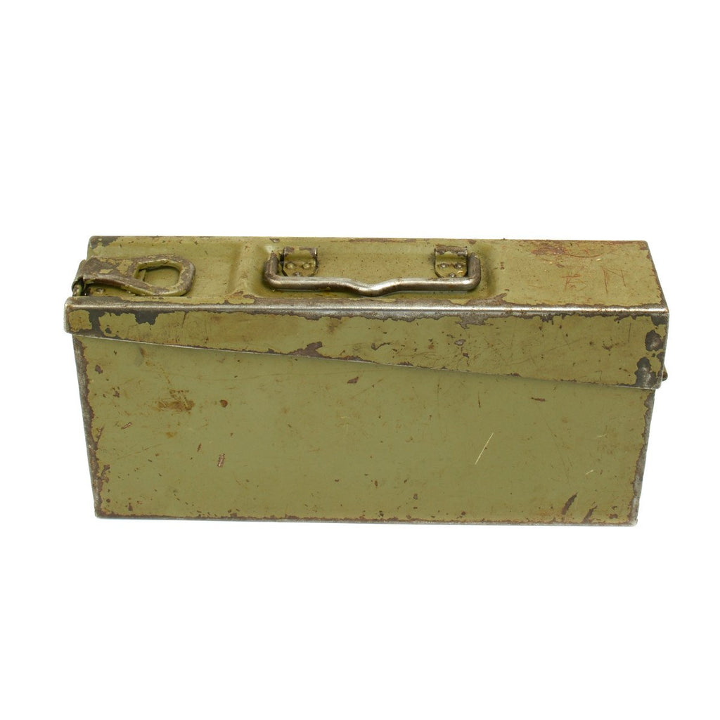 Original German MG 34/42 Ammunition Can in Postwar Green - GRADE 2 Original Items