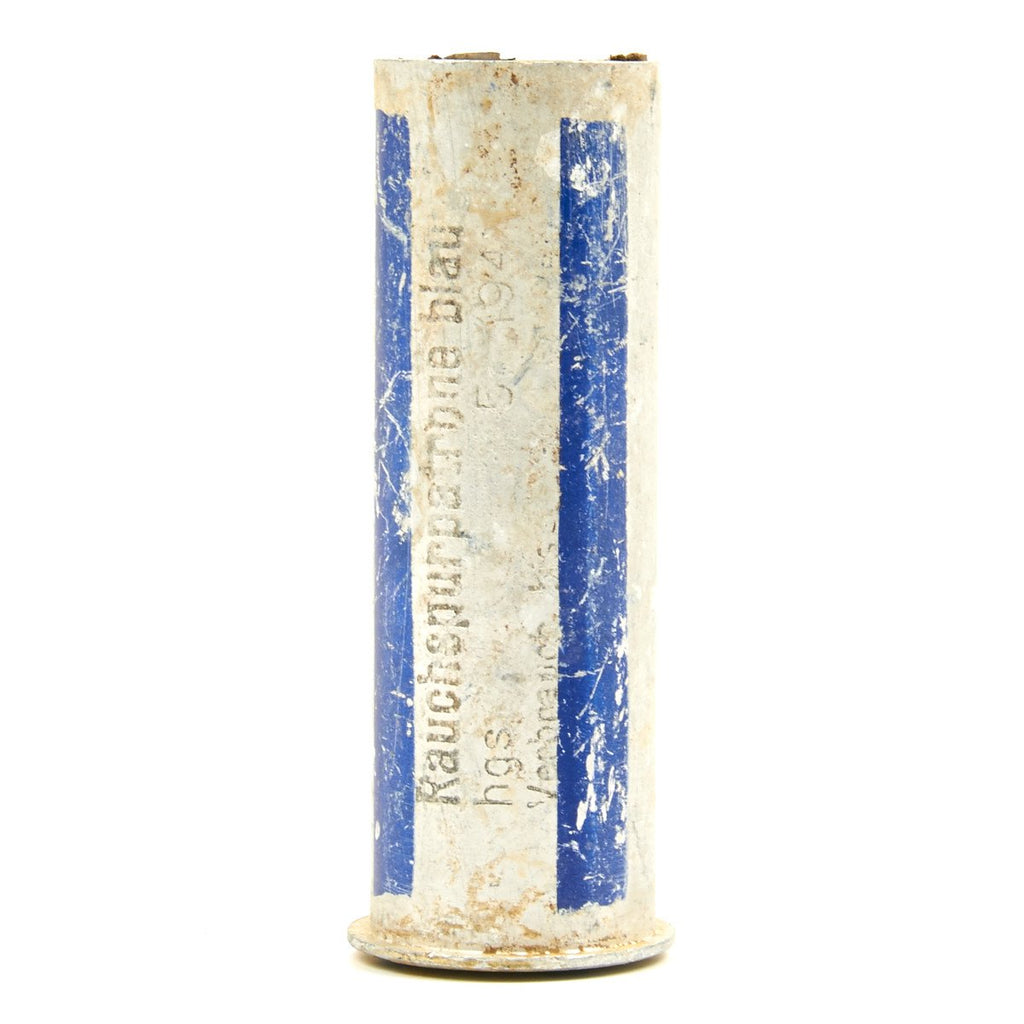 Original German WWII Flare Cartridge - Blue Smoke Streamer Original Items
