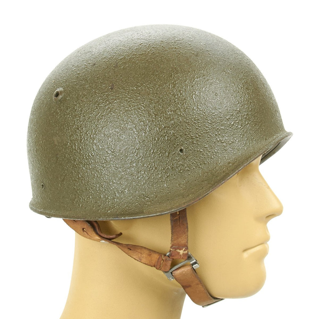 Original Swiss Model 1971 Steel Combat Helmet Original Items