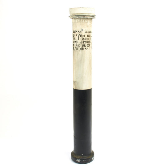 Original U.S. WWII Navy Gun Drill Round Canister Original Items