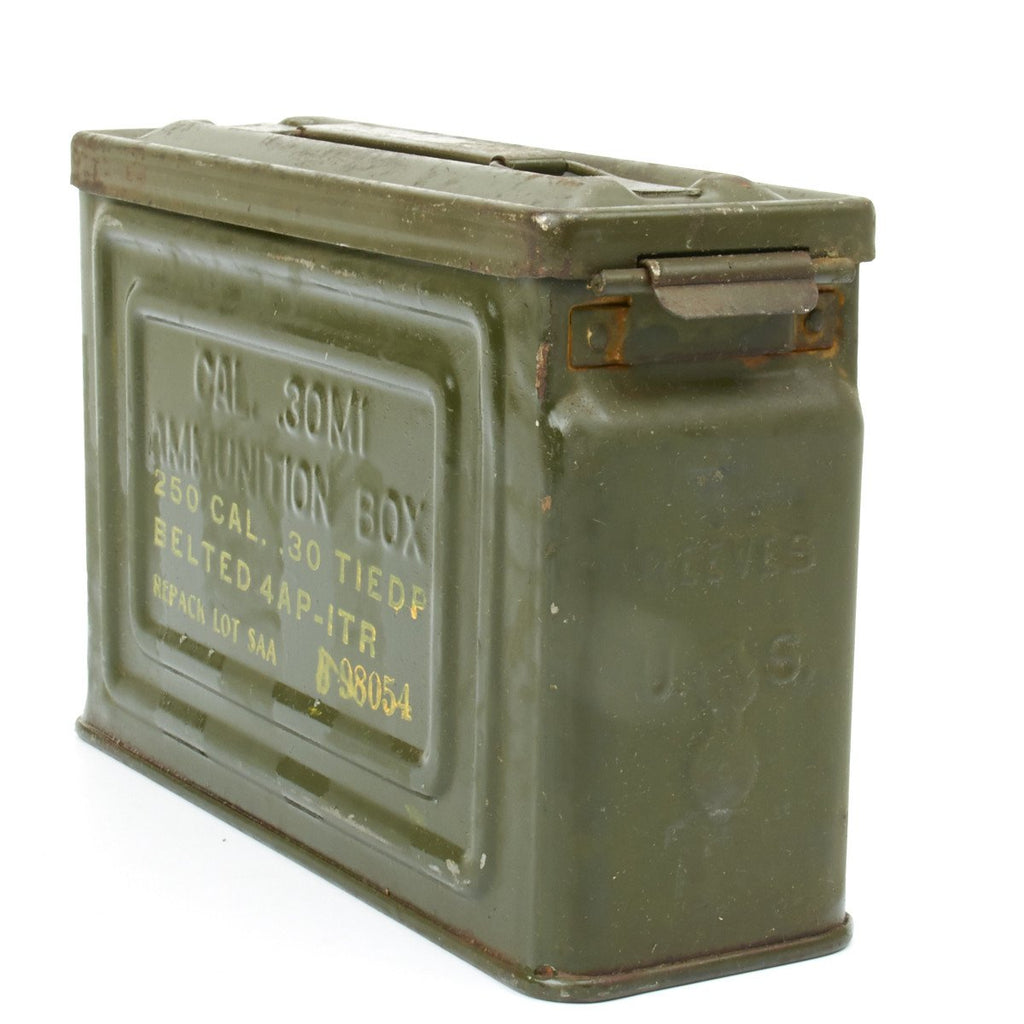 Original U.S. WWII .30 Caliber M1 Ammo Can by Canco or Reeves Original Items