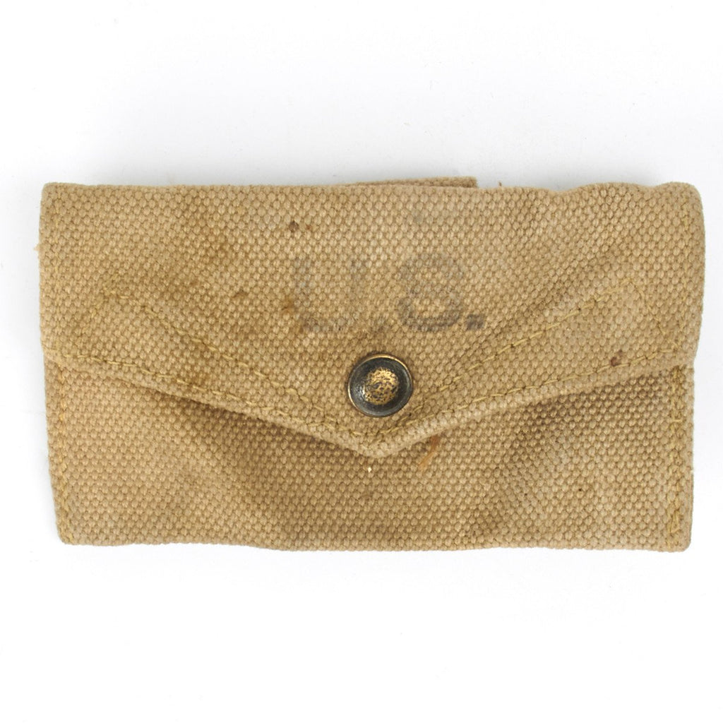 Original U.S. WWII M1942 First Aid Medical Pouch, M-1942 Original Items