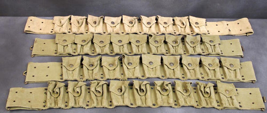 U.S. Model 1903 Cartridge Belt with Eagle Snaps: Original Issue Original Items