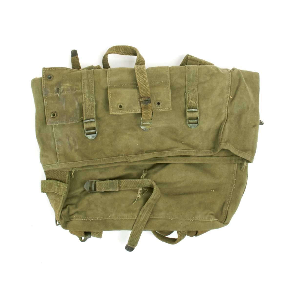 Original U.S. WWII M-1941 USMC 2nd Pattern Haversack Upper Bag 