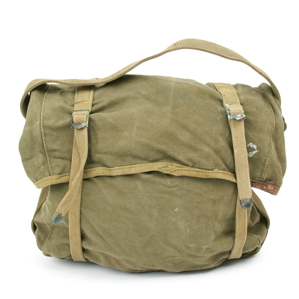 Original U.S. WWII M-1941 USMC 2nd Pattern Haversack - Lower Bag Original Items