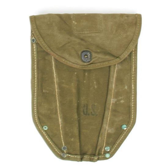 Original U.S. WWII M1943 Entrenching Tool Shovel Canvas Cover / Carrier Original Items