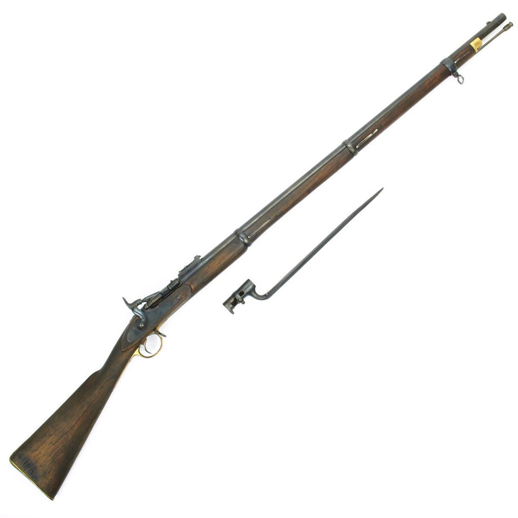 Original British P-1864 Snider type Breech Loading Rifle with Bayonet- Cleaned and Complete Condition Original Items