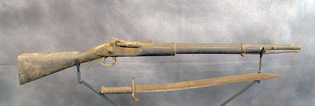 British P-1864 Snider type Breech Loading Artillery Carbine w/ P-56 Saber Bayonet: Untouched Original Items