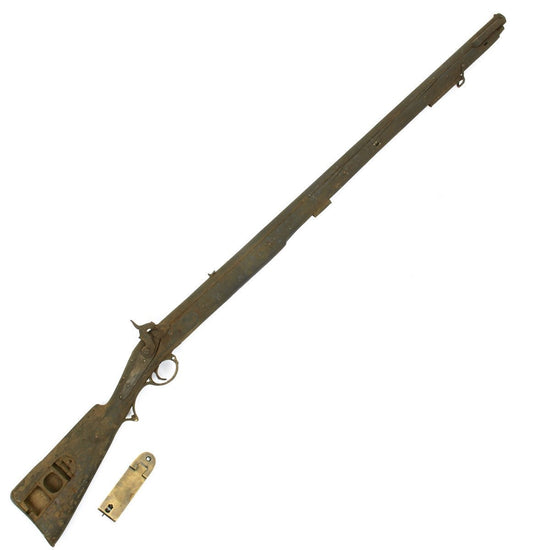Original British Brunswick P-1841 type Early Model Officer Musket with Sword Bayonet- Untouched Condition Original Items
