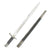 Original British Martini-Henry Rifle P-1887 MkI Sword Bayonet with Steel Mounted Leather Scabbard Original Items