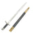Original British Martini-Henry Rifle P-1887 MkI Sword Bayonet with Brass Mounted Leather Scabbard Original Items