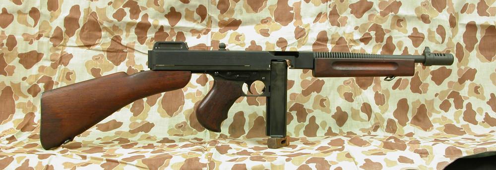 U.S. M1928A1 Dummy Thompson Submachine Gun with Internal Parts Original Items