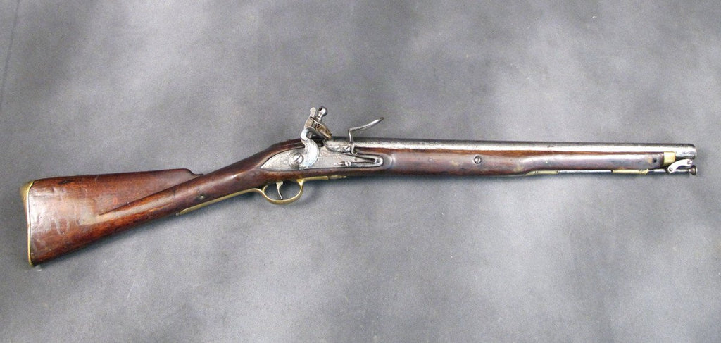 British Flintlock Cavalry Carbine with Saddle Ring: Crown G.R. Marked Original Items