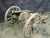 Original Antique 18th Century 4 Pounder Crested Bronze Cannon with Wood Field Carriage Original Items