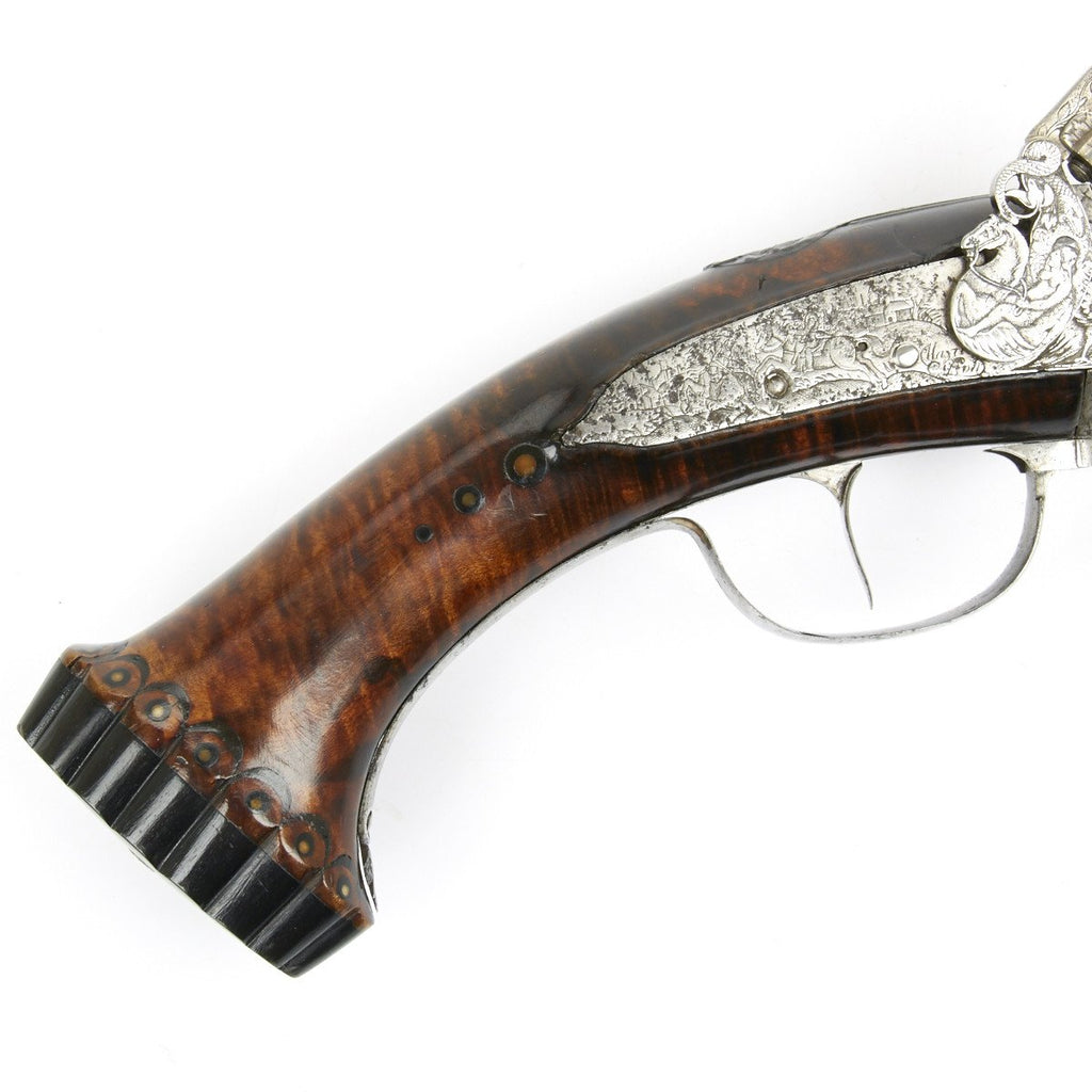 Original French Louis XIV Flintlock Turnover Over-Under Pistols by ...