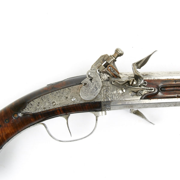 Original French Louis XIV Flintlock Turnover Over-Under Pistols by ...