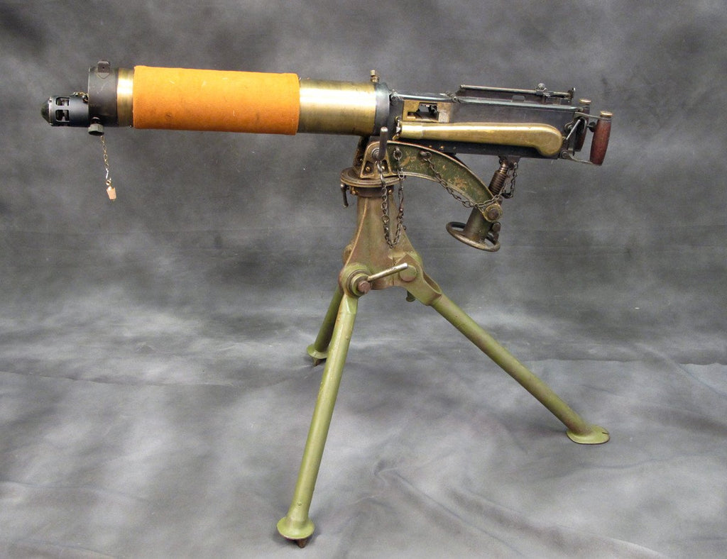 British WWII Vickers Jungle Issue Display Machine Gun with Tripod Original Items