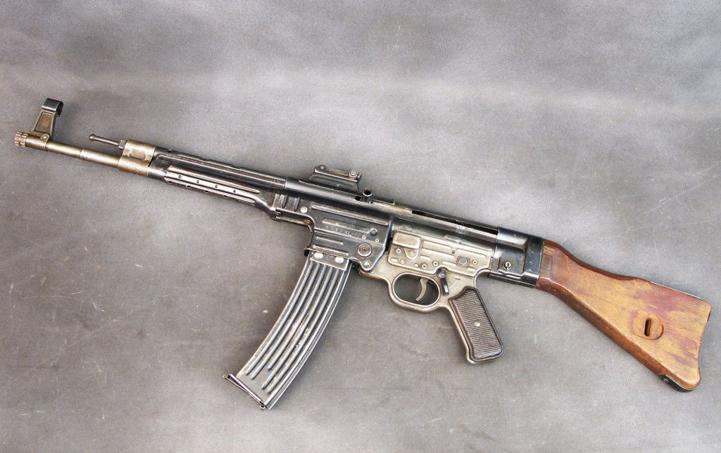 German WWII MP 44 Display Assault Rifle with Original De-milled Receiver Original Items