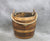 Original British Naval Ship Cannon Oak Swab Bucket Dated 1813 Original Items
