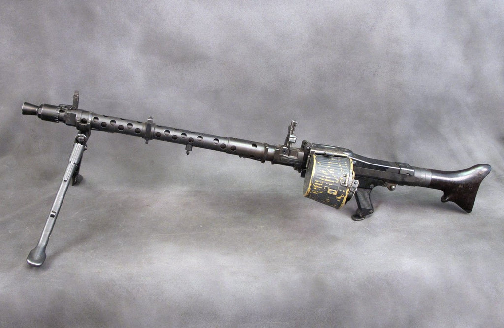 Original WWII German MG 34 Display Machine Gun- dot 1943 & Partially Matched Serial Numbers Original Items