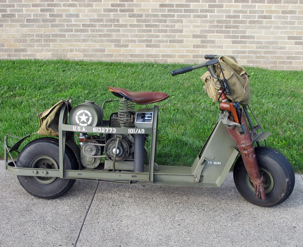 Original WWII 1944 Model 53 Airborne Motor Scooter