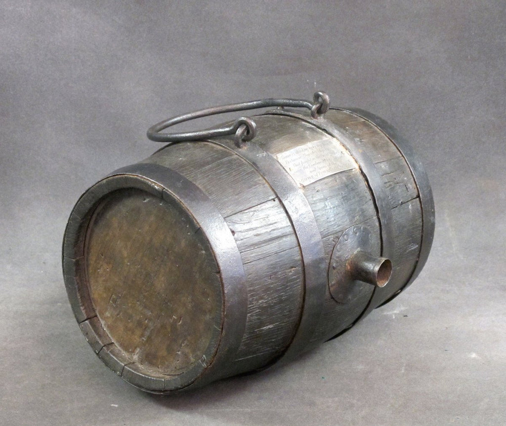 British Naval Gunners Drinking Water Keg circa 1800 Original Items