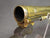 British Brass Waters Patent Blunderbuss Flintlock Pistol with Spring Bayonet Original Items