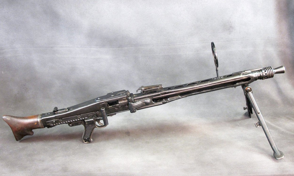 Original German WWII MG 42 Display Machine Gun- marked dfb Original Items
