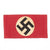 Original German WWII Embroidered Swastika Early SS Cotton Armband Original Items