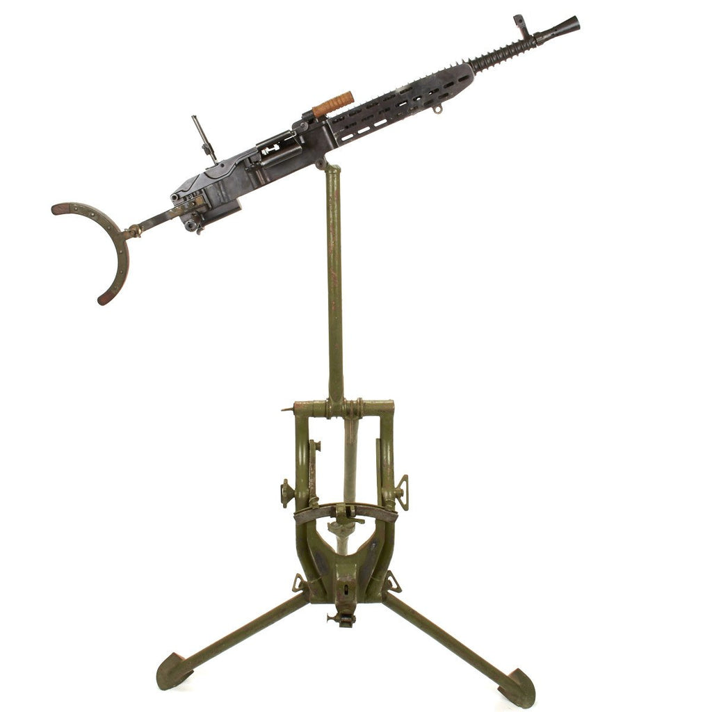 Original German WWII ZB 37(t) Display Machine Gun with Early BRNO Tripod Original Items