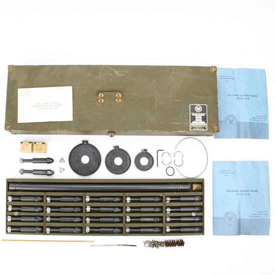 Original U.S. WWII type Subcaliber .22cal Mortar Trainer Device 3-F-8 for 60mm, 81mm and 4.2 Inch Mortars Original Items