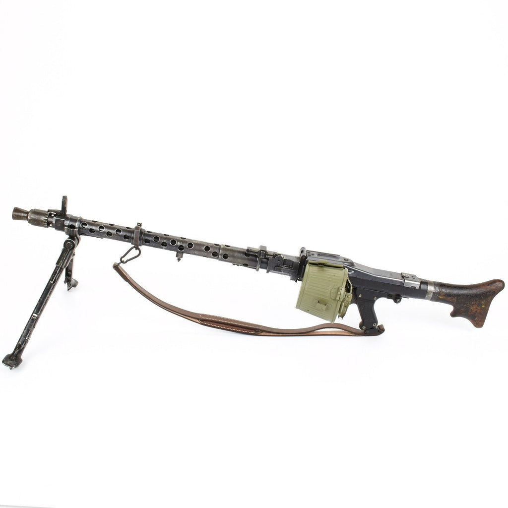 Original German WWII MG 34 Display Machine Gun with Accessories- Dated 1944 Original Items