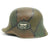 Original German WWI Refurbished M18 Machine Gun Company Camouflage Helmet - Stamped Q66 Original Items