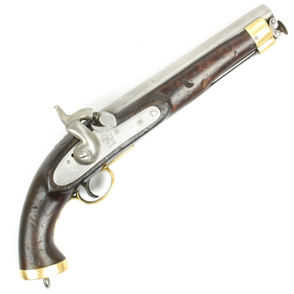 Original British Manufactured EIC Model 1843 Percussion Cavalry Horse Pistol - Cleaned and Complete Original Items