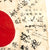 Original Japanese WWII Hand Painted Good Luck Silk Flag - Captain Hirohata Kouichi Original Items