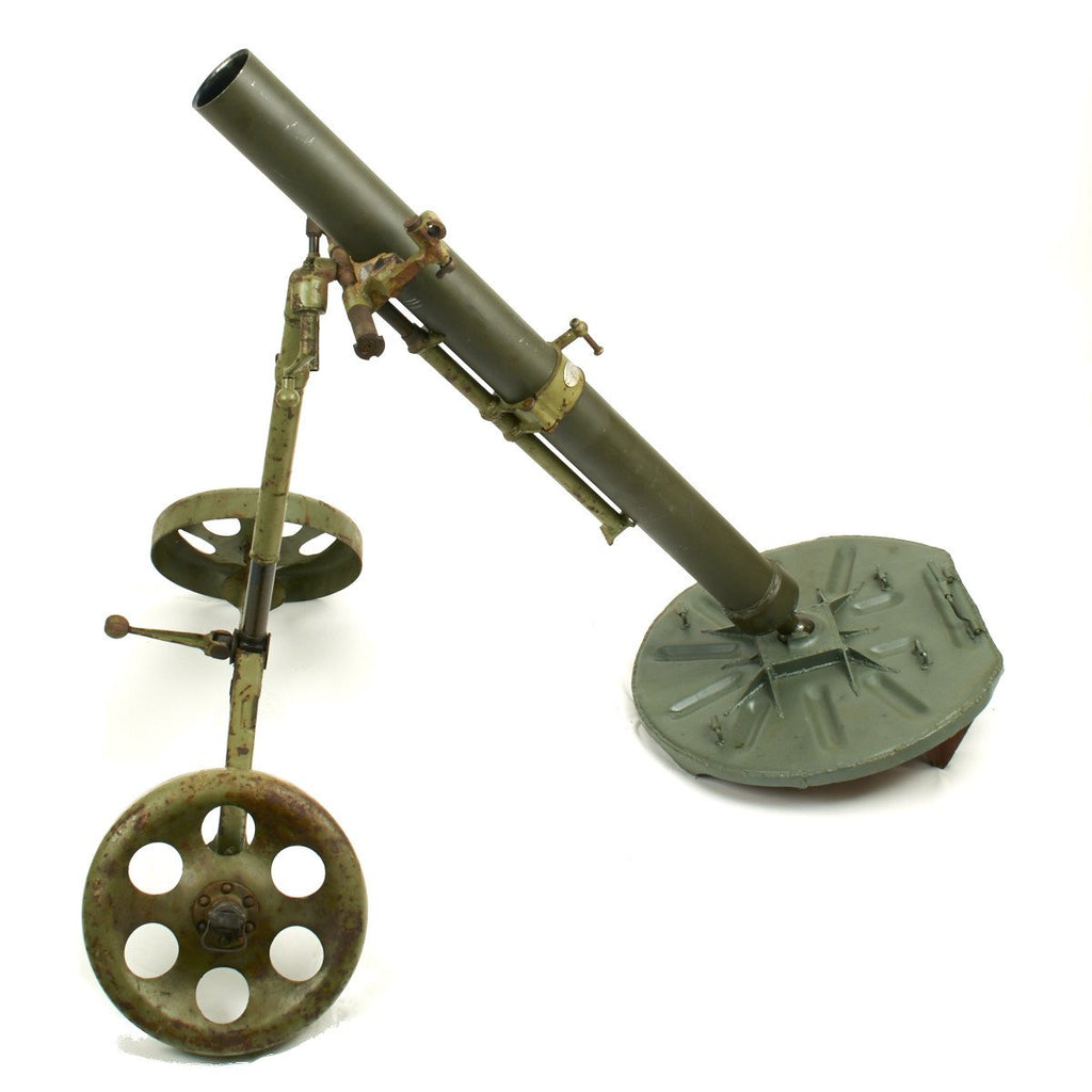 Original Russian WWII M1941 82mm 82-PM-41 Display Mortar- Dated 1942 Original Items