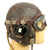 Original British WWII RAF Named Type C Leather Flying Helmet with Mk VIII Goggles Original Items