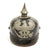 Original German WWI Prussian M1915 Pickelhaube Spiked Helmet by Muller & Co - Dated 1916 Original Items