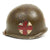 Original WWII U.S. Medic 1942 M1 McCord Front Seam Helmet with 1943 CAPAC Liner Original Items