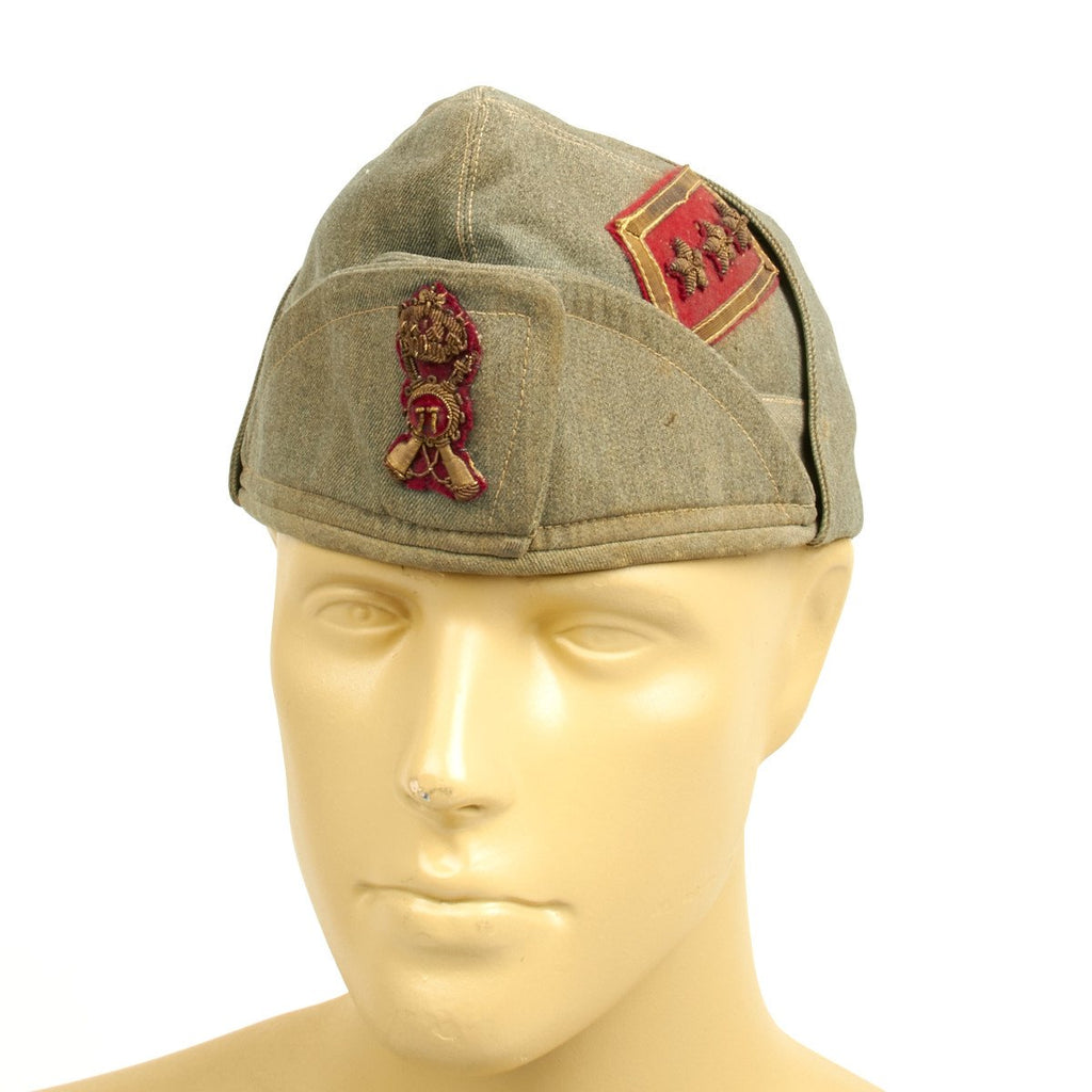 Original WWII Italian General's Bustina Field Cap 77th Infantry