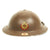 Original WWII British National Fire Service 1938 Brodie Mk1 Helmet with 1937 MkIII Gas Mask Original Items