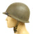 Original WWII 1943 U.S. M1 Schlueter Front Seam Helmet with Capac Manufacturing Co Liner Original Items