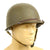 Original WWII 1943 U.S. M1 Schlueter Front Seam Helmet with Capac Manufacturing Co Liner Original Items