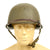 Original WWII 1943 U.S. M1 Schlueter Front Seam Helmet with Capac Manufacturing Co Liner Original Items