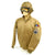 Original U.S. WWII 3rd Armored Division Staff Sergeant Tanker Set- Jacket, M38 Helmet, Polaroid Goggles Original Items