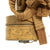 Original WWII Japanese Set with USGI Bring Back Trophy Certificate - Flag, Gas Mask, Type 97 Grenade Original Items