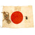 Original WWII Japanese Set with USGI Bring Back Trophy Certificate - Flag, Gas Mask, Type 97 Grenade Original Items